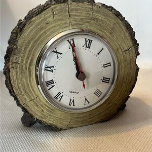 Seasons of Cannon Falls Faux Wood Mantle Clock